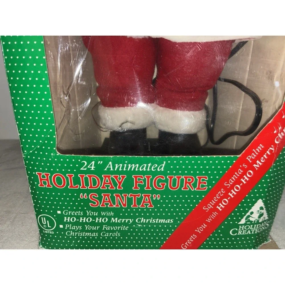 Holiday Creations Animated Santa Christmas 24